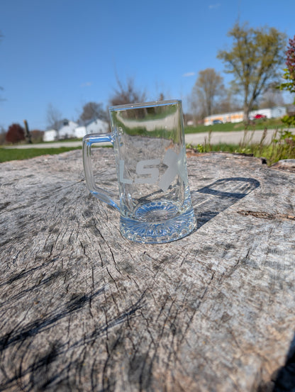 Custom Etched Glass Mugs